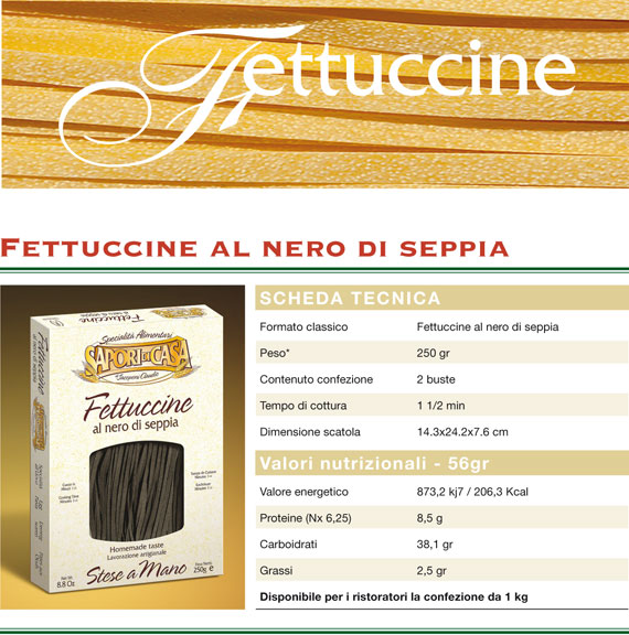 fettuccine nero di seppia